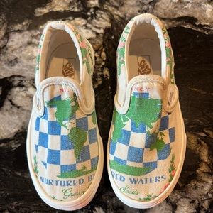 Toddler Girls Vans Size 11. Like New
